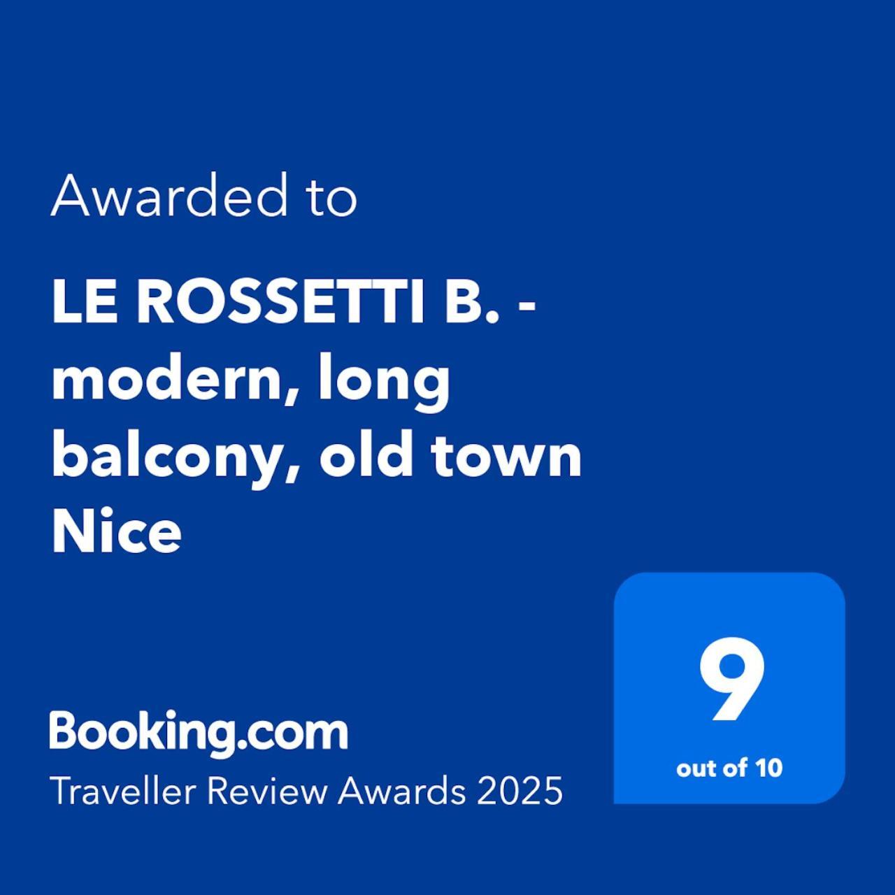 Le Rossetti B. - Modern, Long Balcony, Old Town Ницца Экстерьер фото